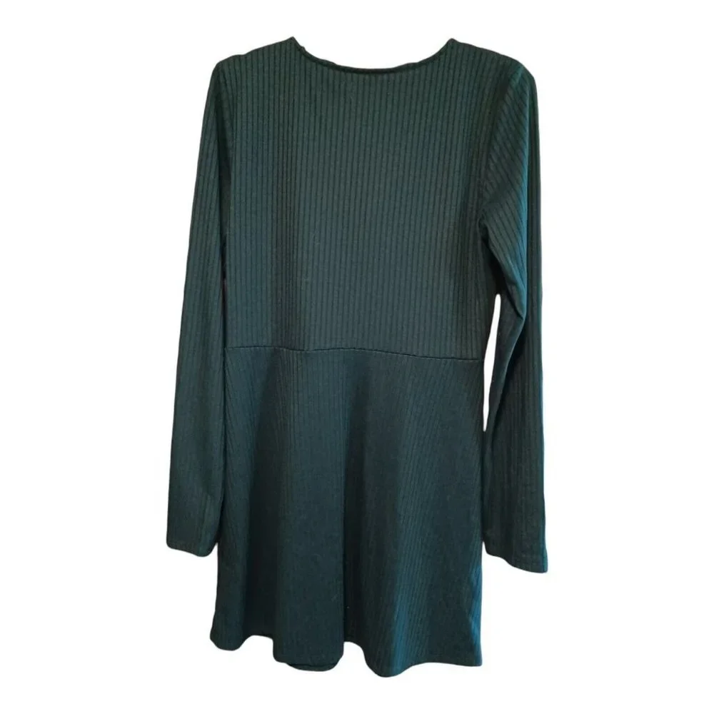 Cape Juby Short Dress/Tunic Emerald Green Wmn's Sz L Office School Casual Travel - Picture 3 of 7